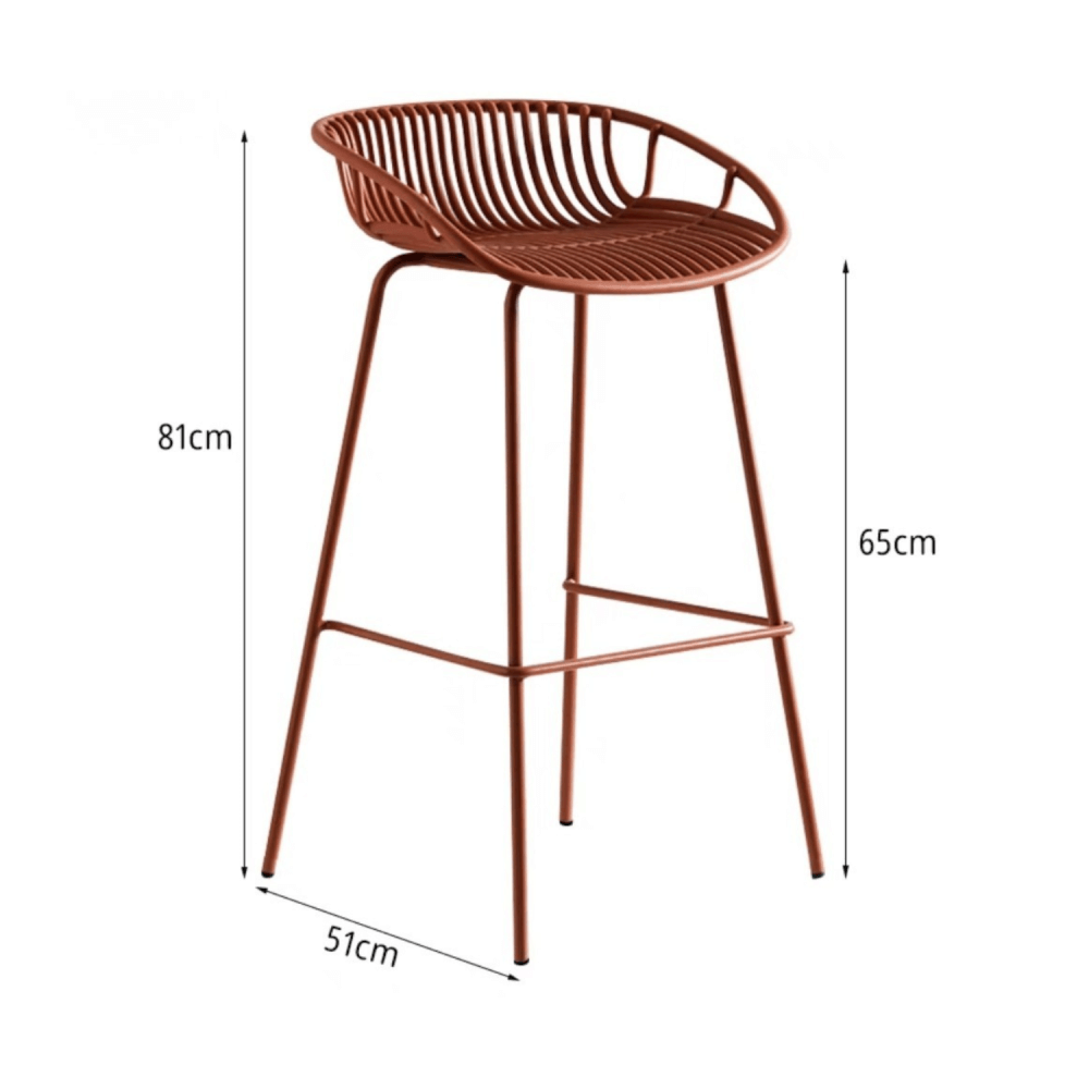 เก้าอี้บาร์ MY DOLLS HOUSE MAYU 65 ซม. สีน้ำตาล_1